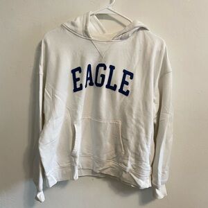Women white American Eagle hoodie